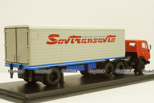 КАМАЗ-54112 с полуприцепом Alka N12CH Sovtransavto, SSM7064, SSM 1:43