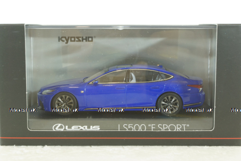 Lexus LS500 F Sport, blue 3687bl, Kyosho 1:43