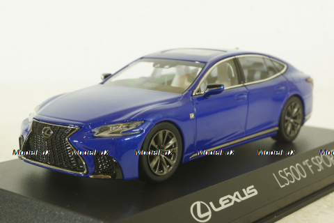 Lexus LS500 F Sport, blue 3687bl, Kyosho 1:43