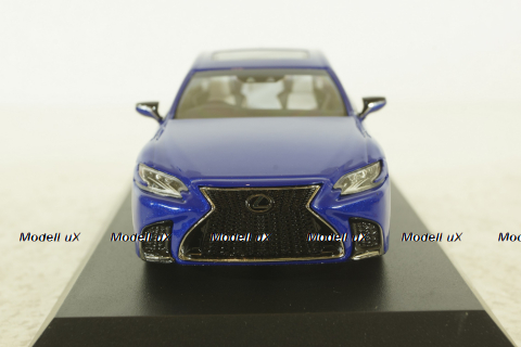 Lexus LS500 F Sport, blue 3687bl, Kyosho 1:43