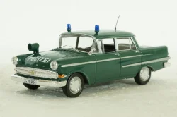 Opel Kapitan, Police Germany 1960, green, Полицейские машины мира №6, Deagostini 1:43
