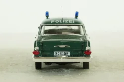 Opel Kapitan, Police Germany 1960, green, Полицейские машины мира №6, Deagostini 1:43