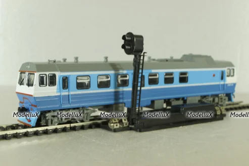 АС4МУ Автомотриса, синий, Наши поезда №20, Modimio 1:87