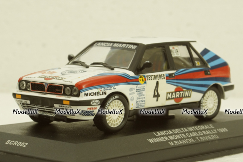 Lancia Delta Integrale , winner monte carlo, 1989, SCR002, IXO 1:43