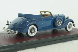 Duesenberg J-519-2548 Cabrio D leteren 1935, blue, MX40406-081, Matrix 1:43