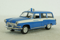 Газ-М22 Волга, Police Hungary 1961, blue, Полицейские Машины Мира №34, 1:43