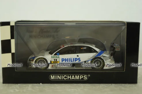 Audi A4 PHILIPS, Lucas Luhr, Audi Sport Team Rosberg, DTM 2007, Minichamps 1:43