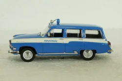 Газ-М22 Волга, Police Hungary 1961, blue, Полицейские Машины Мира №34, 1:43