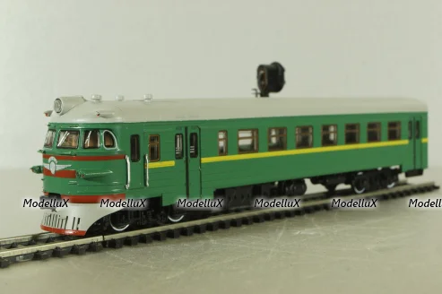 ЭР2 головной вагон 1962, зеленый, Наши поезда №14, Modimio 1:87