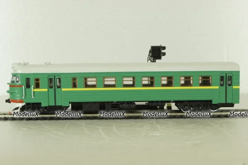 ЭР2 головной вагон 1962, зеленый, Наши поезда №14, Modimio 1:87
