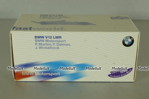 BMW V12 LMR winner 24h LeMans #15 1999, white, 80429418138, Minichamps 1:43