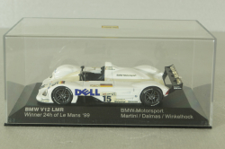 BMW V12 LMR winner 24h LeMans #15 1999, white, 80429418138, Minichamps 1:43
