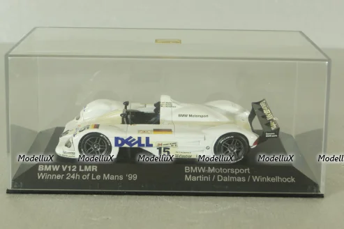 BMW V12 LMR winner 24h LeMans #15 1999, white, 80429418138, Minichamps 1:43