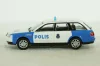 Audi A6 Avant (C5) Police Sweden 1997, white/blue,  Полицейские Машины Мира №38, 1:43