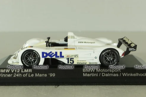 BMW V12 LMR winner 24h LeMans #15 1999, white, 80429418138, Minichamps 1:43