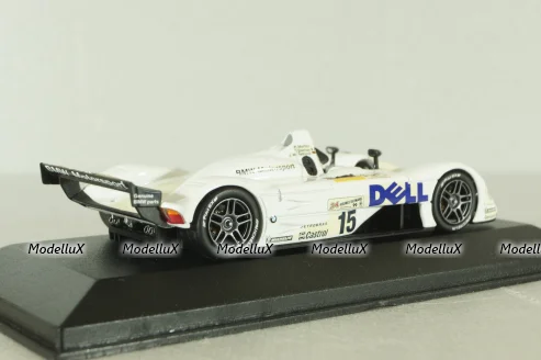 BMW V12 LMR winner 24h LeMans #15 1999, white, 80429418138, Minichamps 1:43