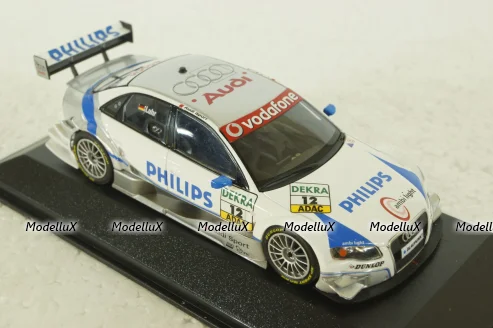 Audi A4 PHILIPS, Lucas Luhr, Audi Sport Team Rosberg, DTM 2007, Minichamps 1:43