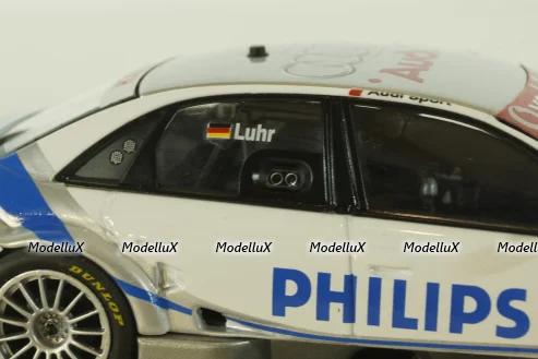 Audi A4 PHILIPS, Lucas Luhr, Audi Sport Team Rosberg, DTM 2007, Minichamps 1:43