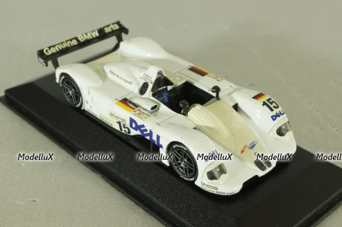 BMW V12 LMR winner 24h LeMans #15 1999, white, 80429418138, Minichamps 1:43