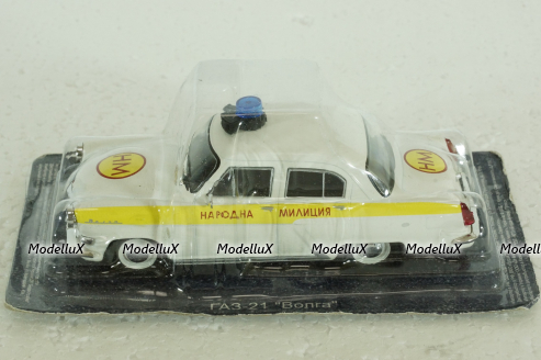 Газ-21 Волга, Police Bulgaria 1962, Полицейские машины мира №37, DeAgostini 1:43