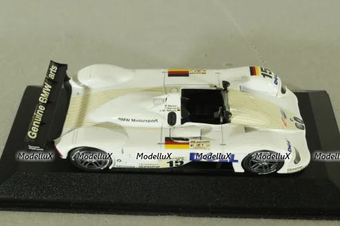 BMW V12 LMR winner 24h LeMans #15 1999, white, 80429418138, Minichamps 1:43