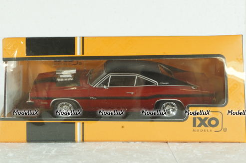 Dodge Charger R/T year 1970 red/black, CLC475N.22, IXO 1:43