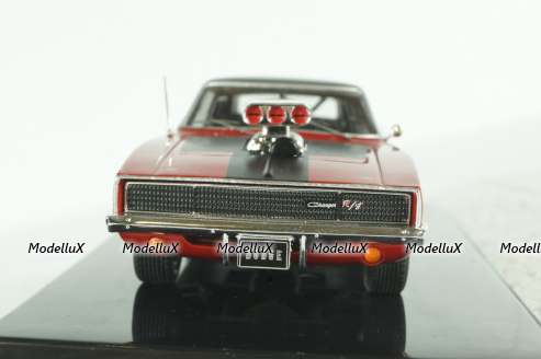 Dodge Charger R/T year 1970 red/black, CLC475N.22, IXO 1:43