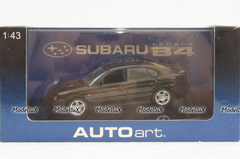 Subaru Legacy B4 1999, black, 58613, AutoArt 1:43
