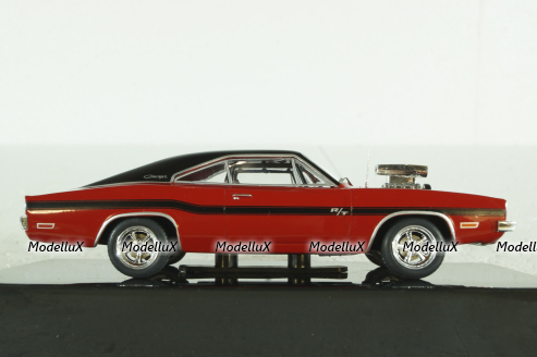 Dodge Charger R/T year 1970 red/black, CLC475N.22, IXO 1:43
