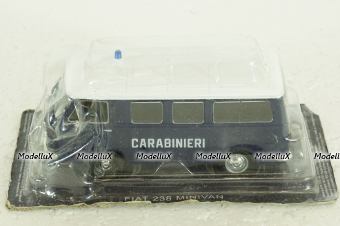 Fiat 238 Carabinieri, Police Italy 1967, Полицейские машины мира №2, DeAgostini 1:43
