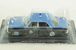 Mercedes-Benz 220D (W115), Police Qatar, black/blue, Полицейские машины мира №70, DeAgostini 1:43