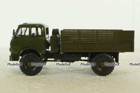 Маз-505 4х4 бортовой 1963г, хаки, Н211, Наш Автопром 1:43