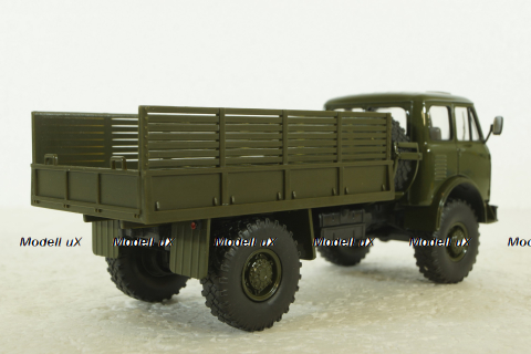 Маз-505 4х4 бортовой 1963г, хаки, Н211, Наш Автопром 1:43