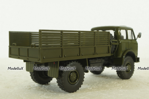 Маз-505 4х4 бортовой 1963г, хаки, Н211, Наш Автопром 1:43