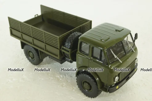 Маз-505 4х4 бортовой 1963г, хаки, Н211, Наш Автопром 1:43