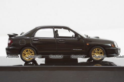 Subaru Impreza WRX STI 2001, black, 58643, AutoArt 1:43
