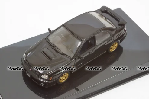 Subaru Impreza WRX STI 2001, black, 58643, AutoArt 1:43