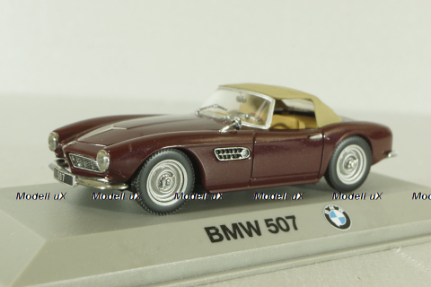 BMW 507 Cabriolet 1956, red, 80429421433, Minichamps 1:43