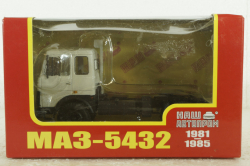 Маз-5432 тягач 1981г, серый, Н792, Наш Автопром 1:43