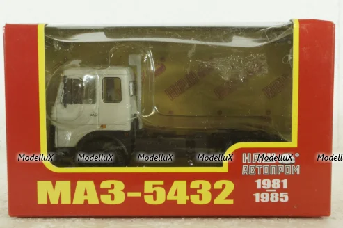 Маз-5432 тягач 1981г, серый, Н792, Наш Автопром 1:43