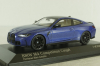 BMW M4 Competition Coupe (G82) 2020, blue metallic, 410020125, Minichamps 1:43