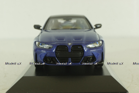 BMW M4 Competition Coupe (G82) 2020, blue metallic, 410020125, Minichamps 1:43
