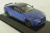 BMW M4 Competition Coupe (G82) 2020, blue metallic, 410020125, Minichamps 1:43