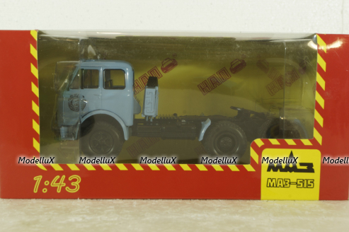 Маз-515 тягач, голубой, Н990, Наш Автопром 1:43