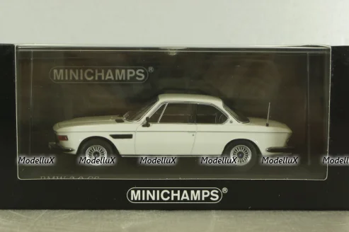 BMW 3.0 CS (E9) 1969, white, 410029025, Minichamps 1:43