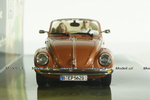 Volkswagen Beetle Cabriolet 1974, Angela Merkel, Guido Werstewelle, 436055140, Minichamps 1:43
