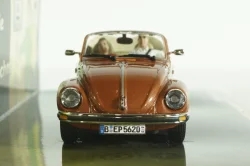 Volkswagen Beetle Cabriolet 1974, Angela Merkel, Guido Werstewelle, 436055140, Minichamps 1:43