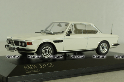 BMW 3.0 CS (E9) 1969, white, 410029025, Minichamps 1:43