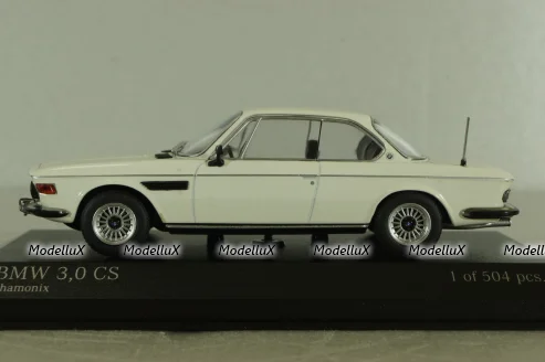 BMW 3.0 CS (E9) 1969, white, 410029025, Minichamps 1:43