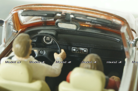 Volkswagen Beetle Cabriolet 1974, Angela Merkel, Guido Werstewelle, 436055140, Minichamps 1:43